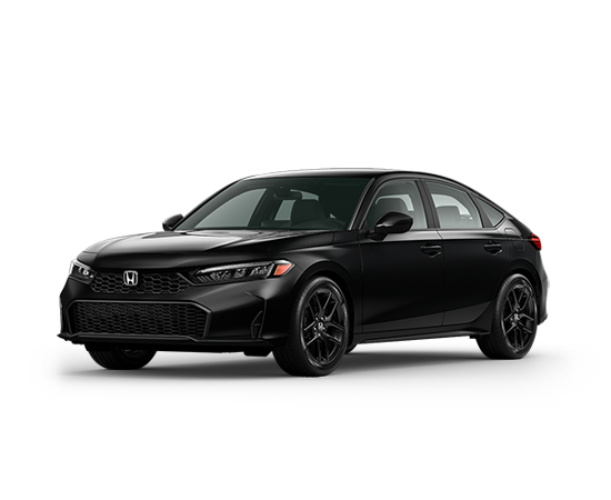2026 Honda Civic Sport in Blue Lagoon Pearl — front three-quarter view