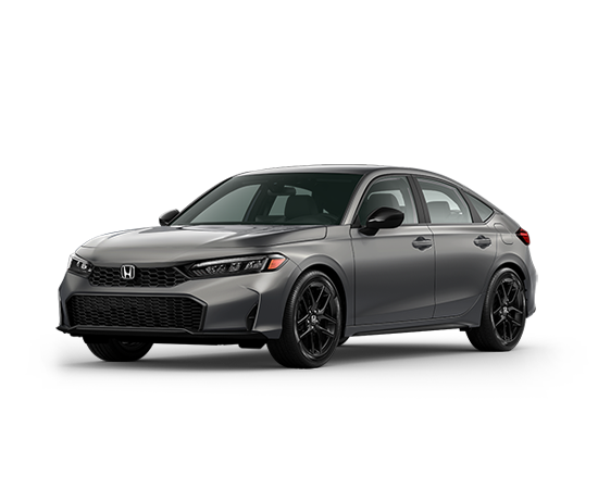 2026 Honda Civic Sport in Urban Gray — front three-quarter view