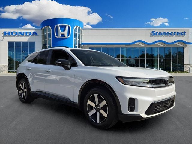 2026 Honda Prologue Touring in Frostline White Pearl — front three-quarter view