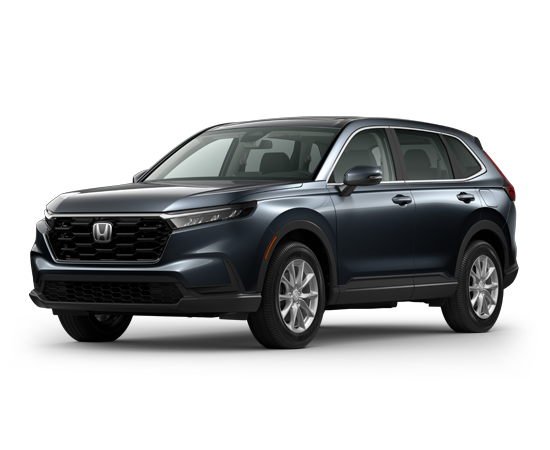 2026 Honda CR-V EX in Meteorite Gray Metallic — front three-quarter view