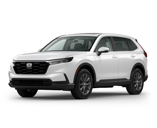 2026 Honda CR-V EX-L in Platinum White Pearl — front three-quarter view