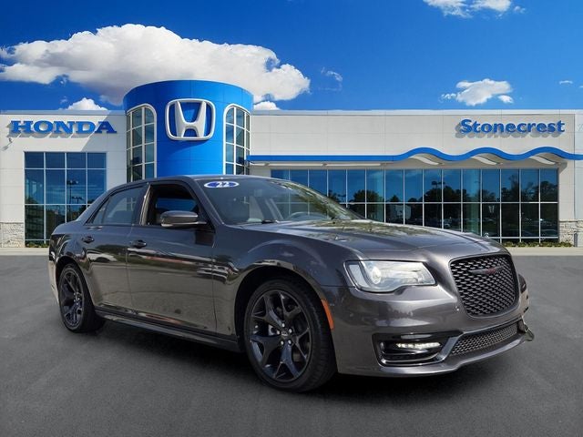 2022 Chrysler 300 S in Granite Crystal Metallic Clearcoat — front three-quarter view