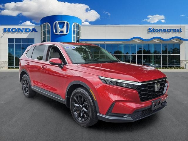 2023 Honda CR-V EX in Radiant Red Metallic — front three-quarter view