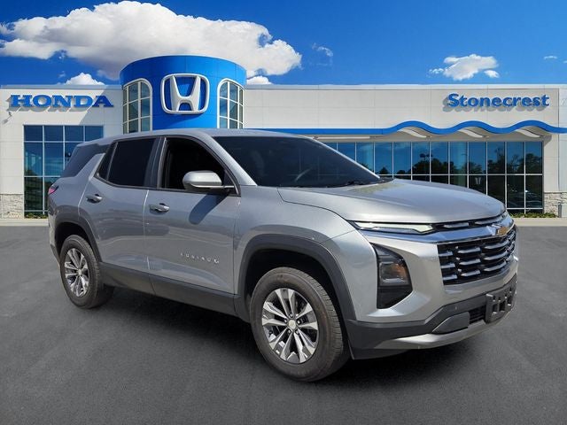 2025 Chevrolet Equinox LT in Sterling Gray Metallic — front three-quarter view