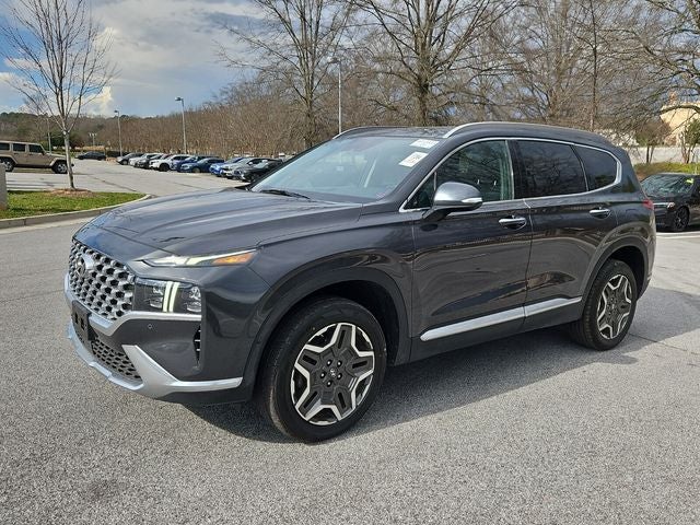 2023 Hyundai Santa Fe — rear three-quarter view